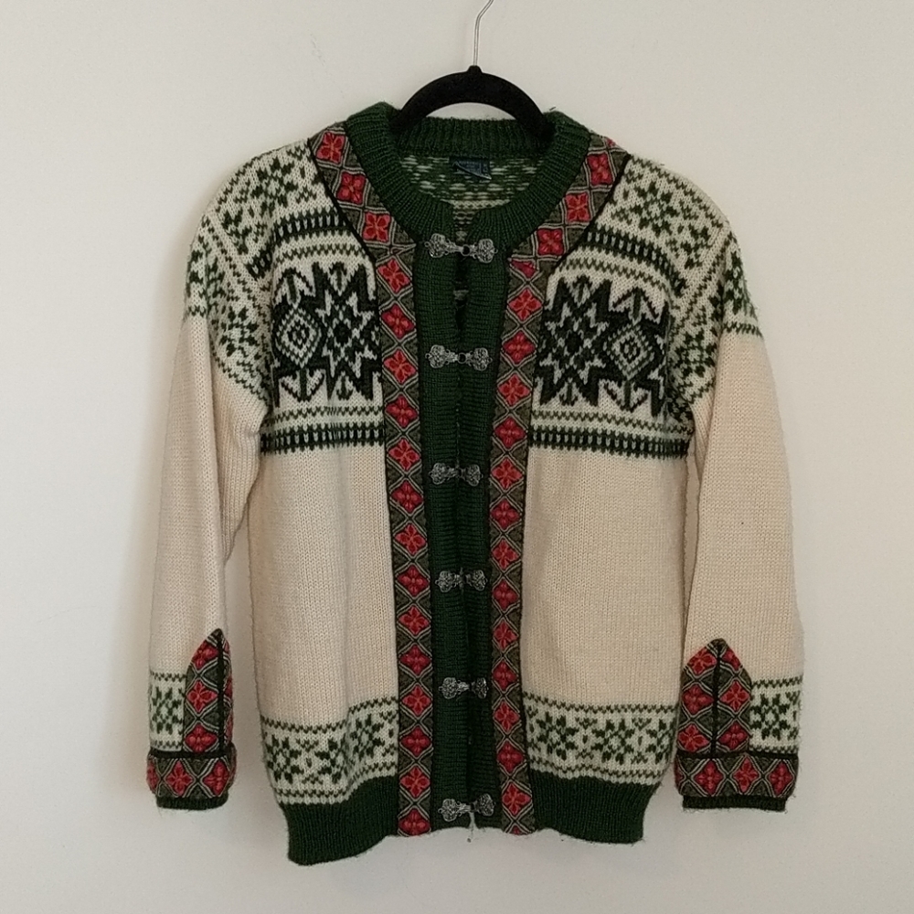 Dale of Norway Traditional 100% Wool Cardigan